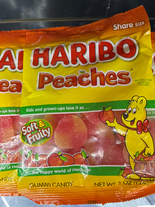 Haribo peaches soft & fruity