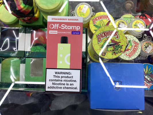 Off stamp pod strawberry banana