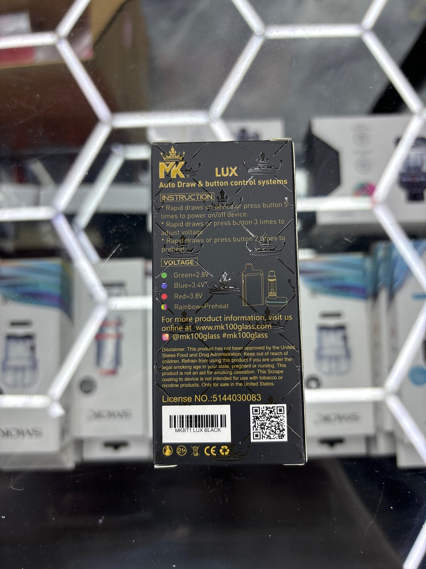 Mk lux electroplating series red