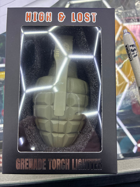 High and lost grenade, lighter torch green