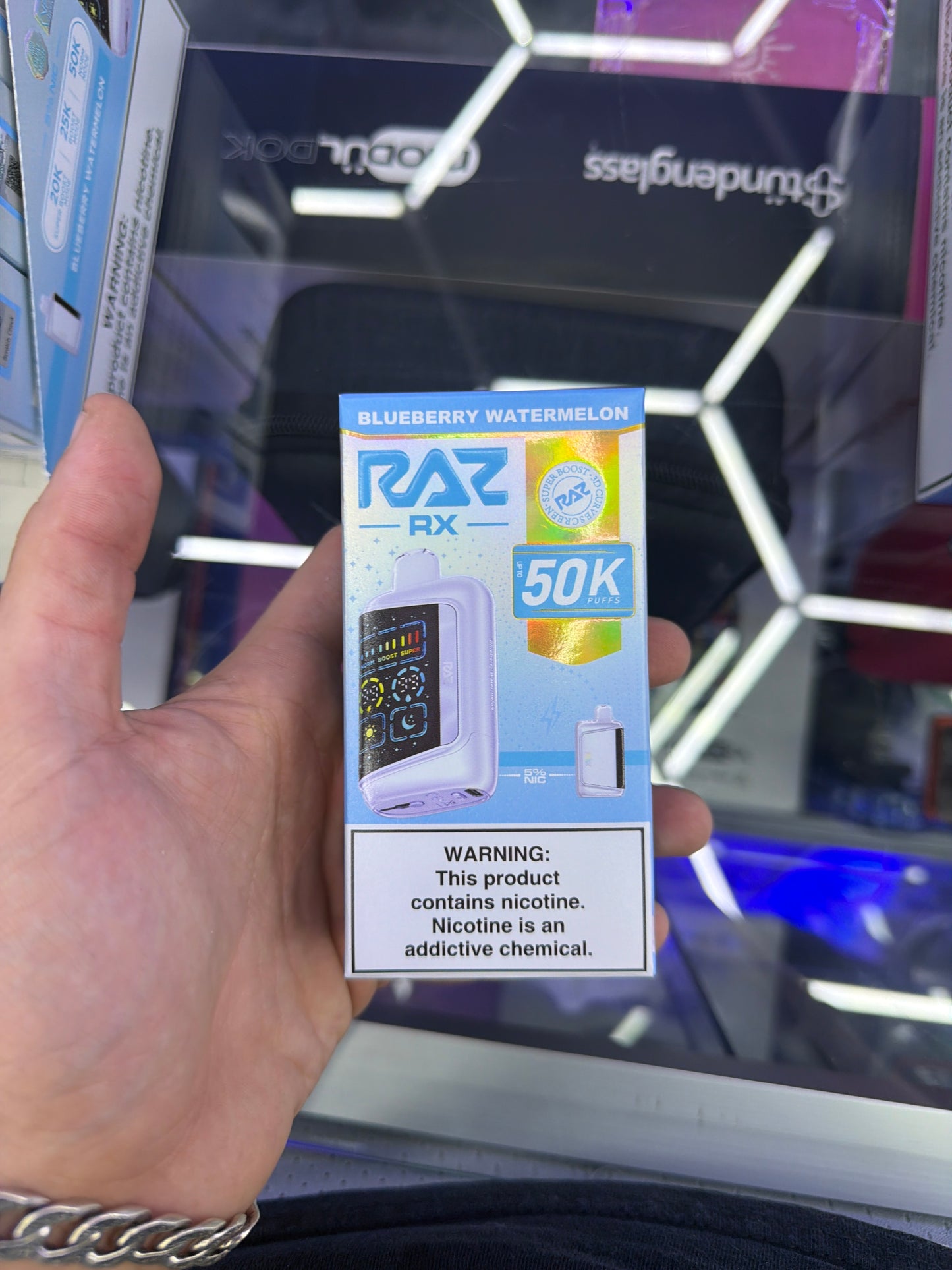 Raz Rx 50k Puffs Blueberry Watermelon