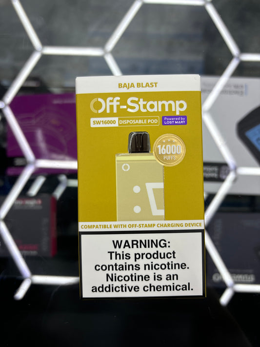 Off stamp pod Baja blast