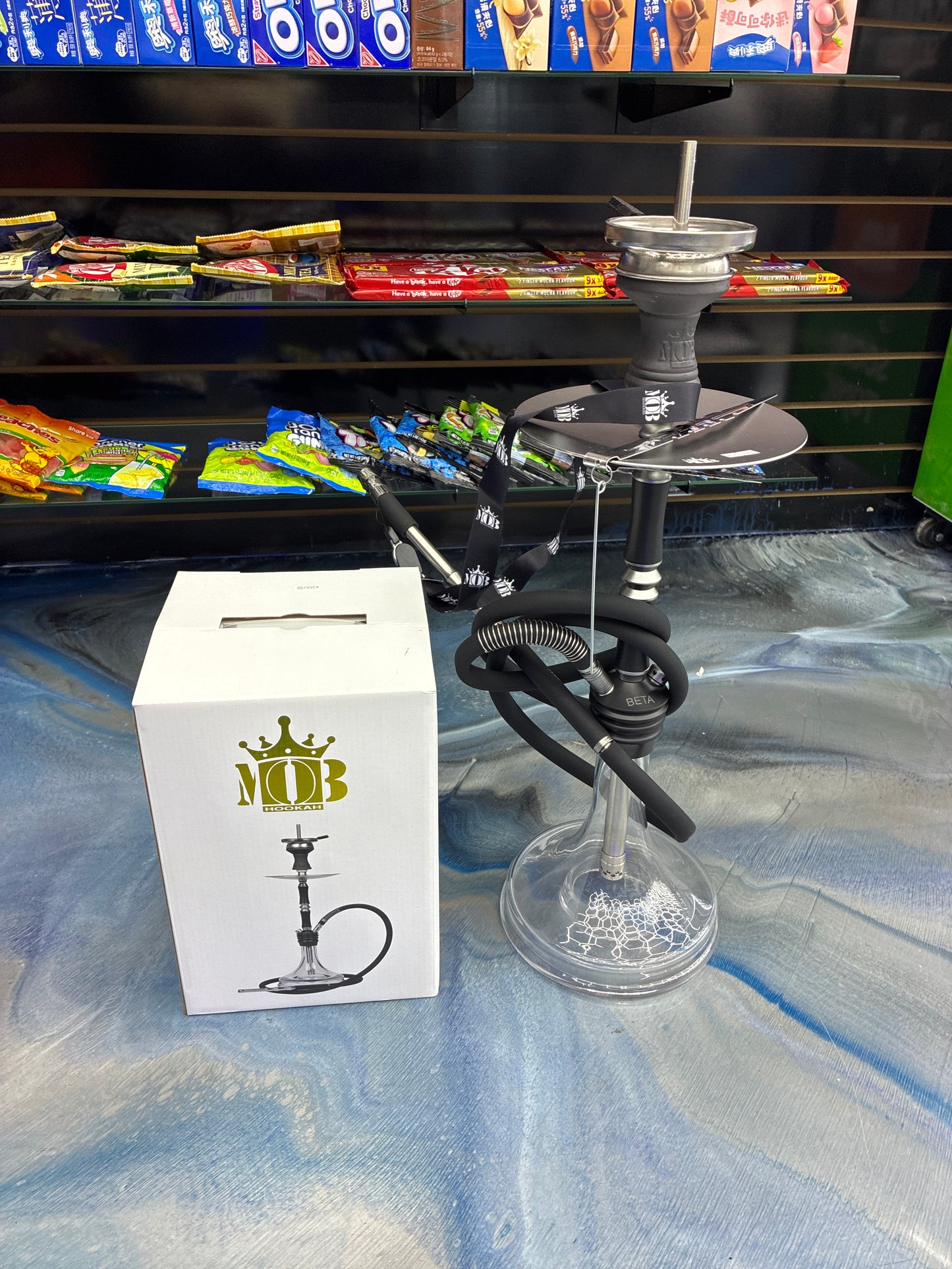 Mob beta hookah 26’ gray