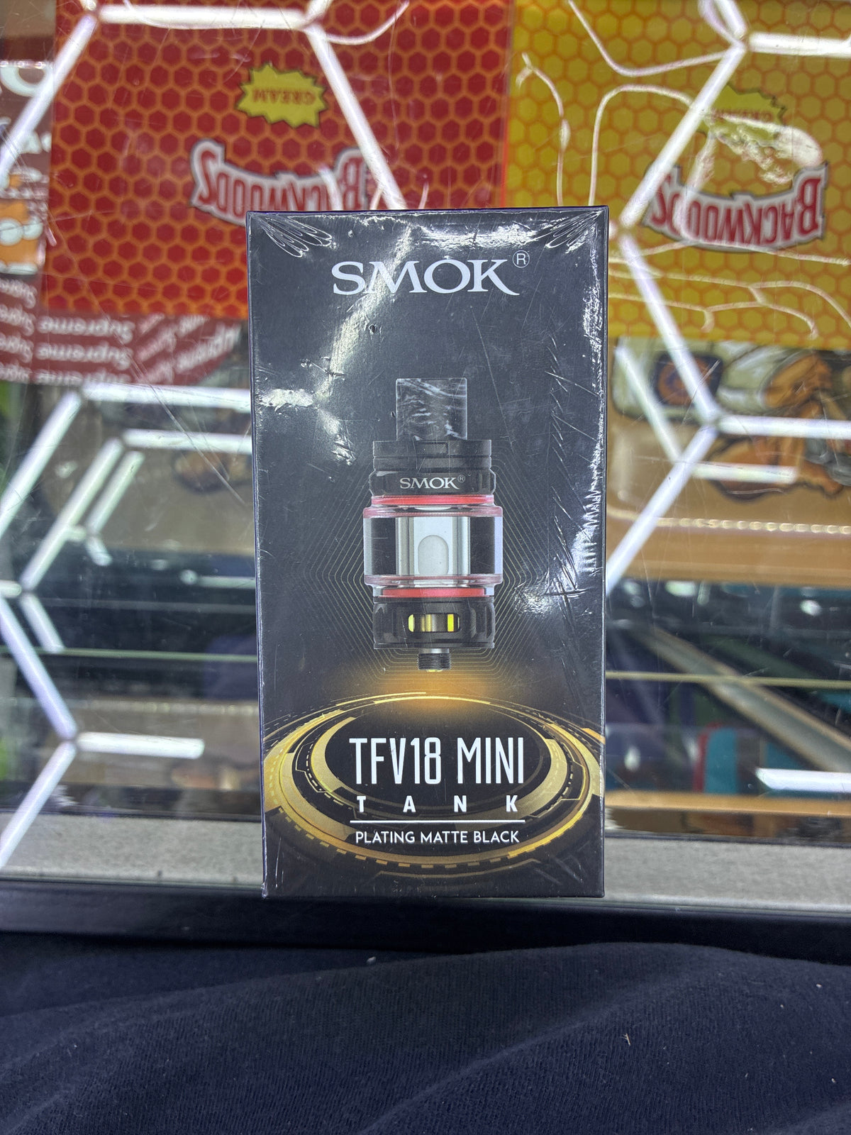 Smok tfv18 mini plating matte black