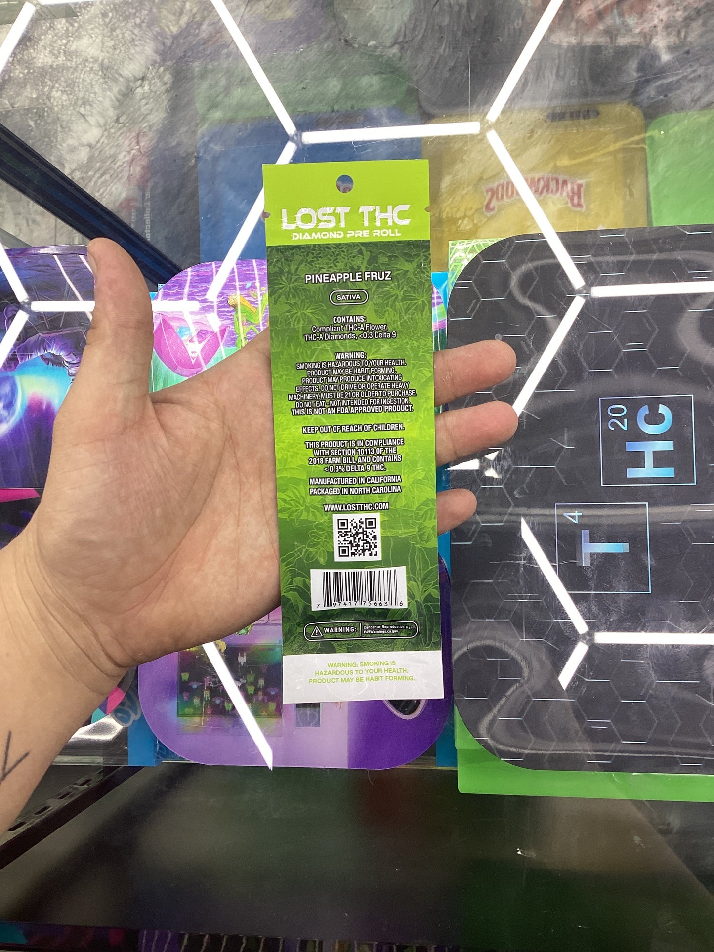 Lost thc-a pre-rolls, thca sauce, infuse pineapple fruz