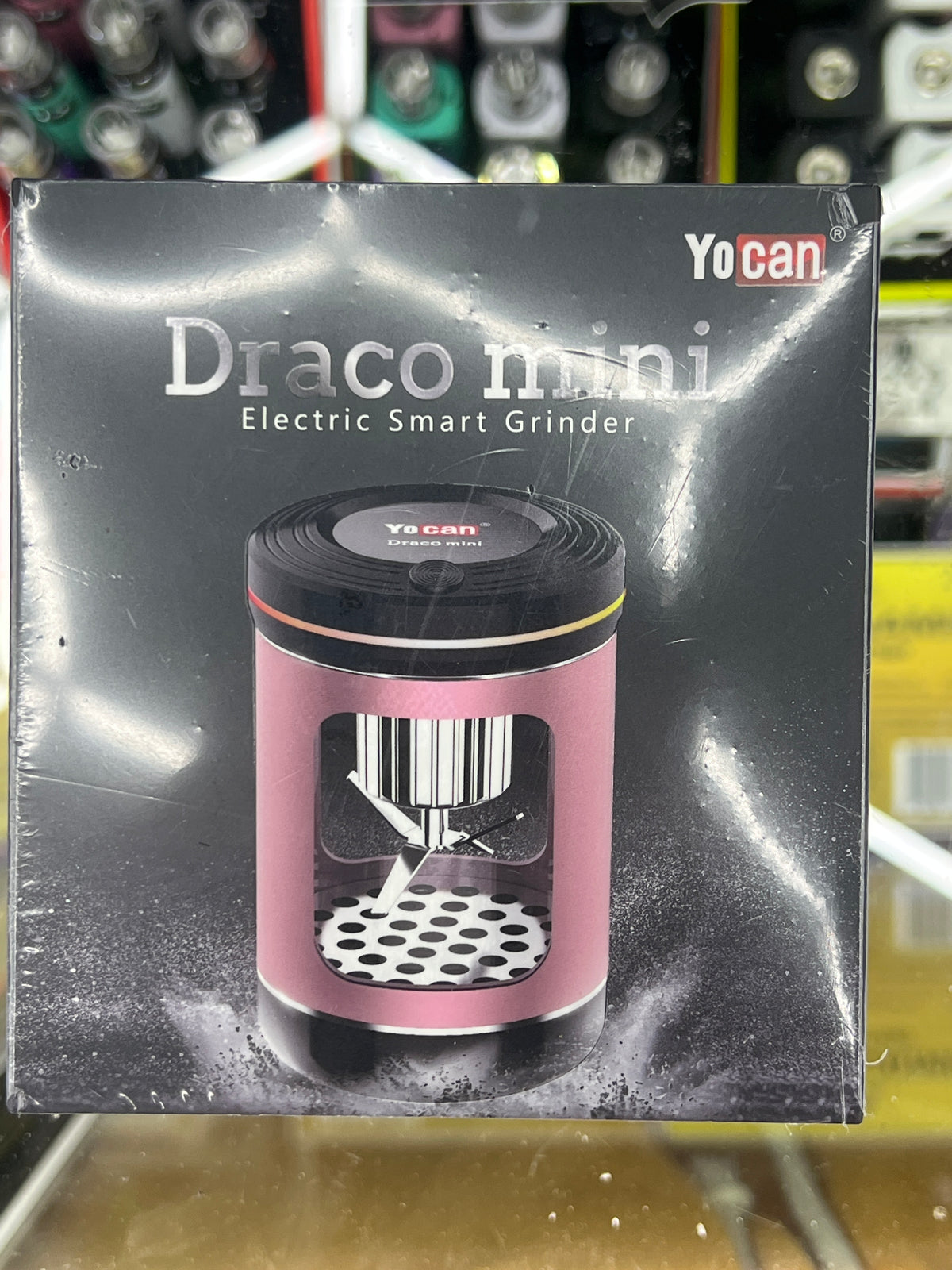 Yocan draco mini electric smart grinder pink