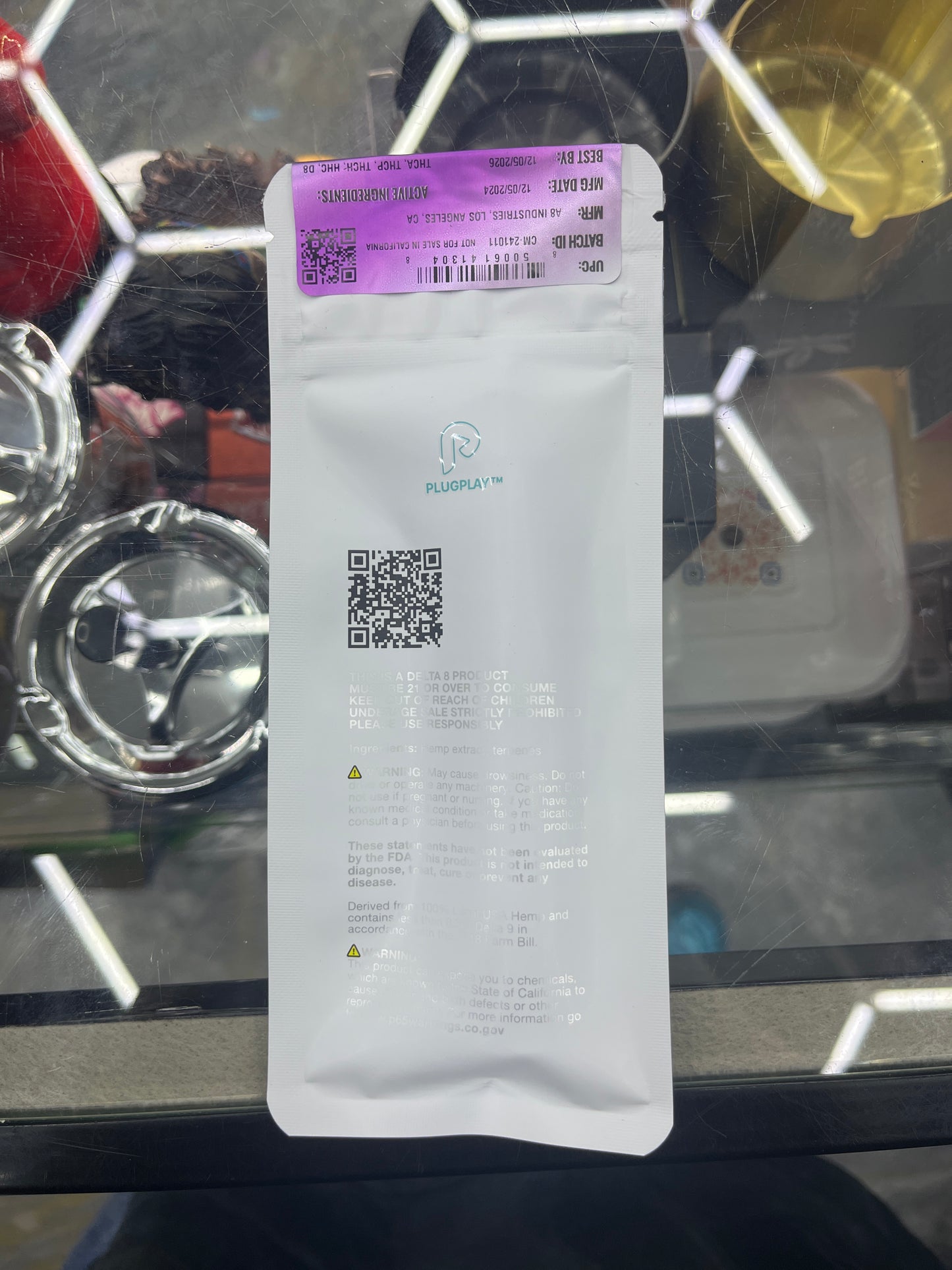 Plug play exotic 2g thcp dispo grape drink sativa