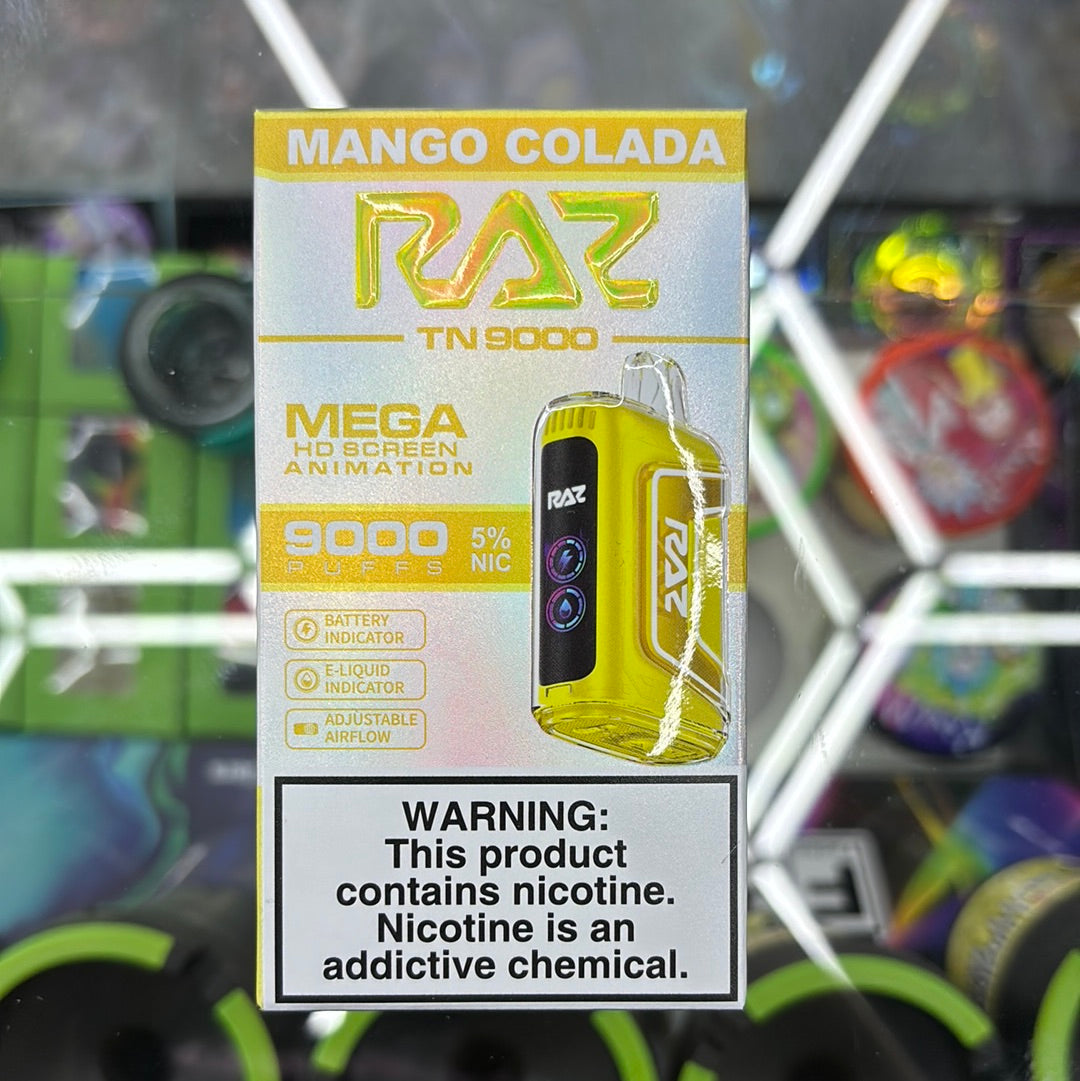 Raz 9000puffs mango colada
