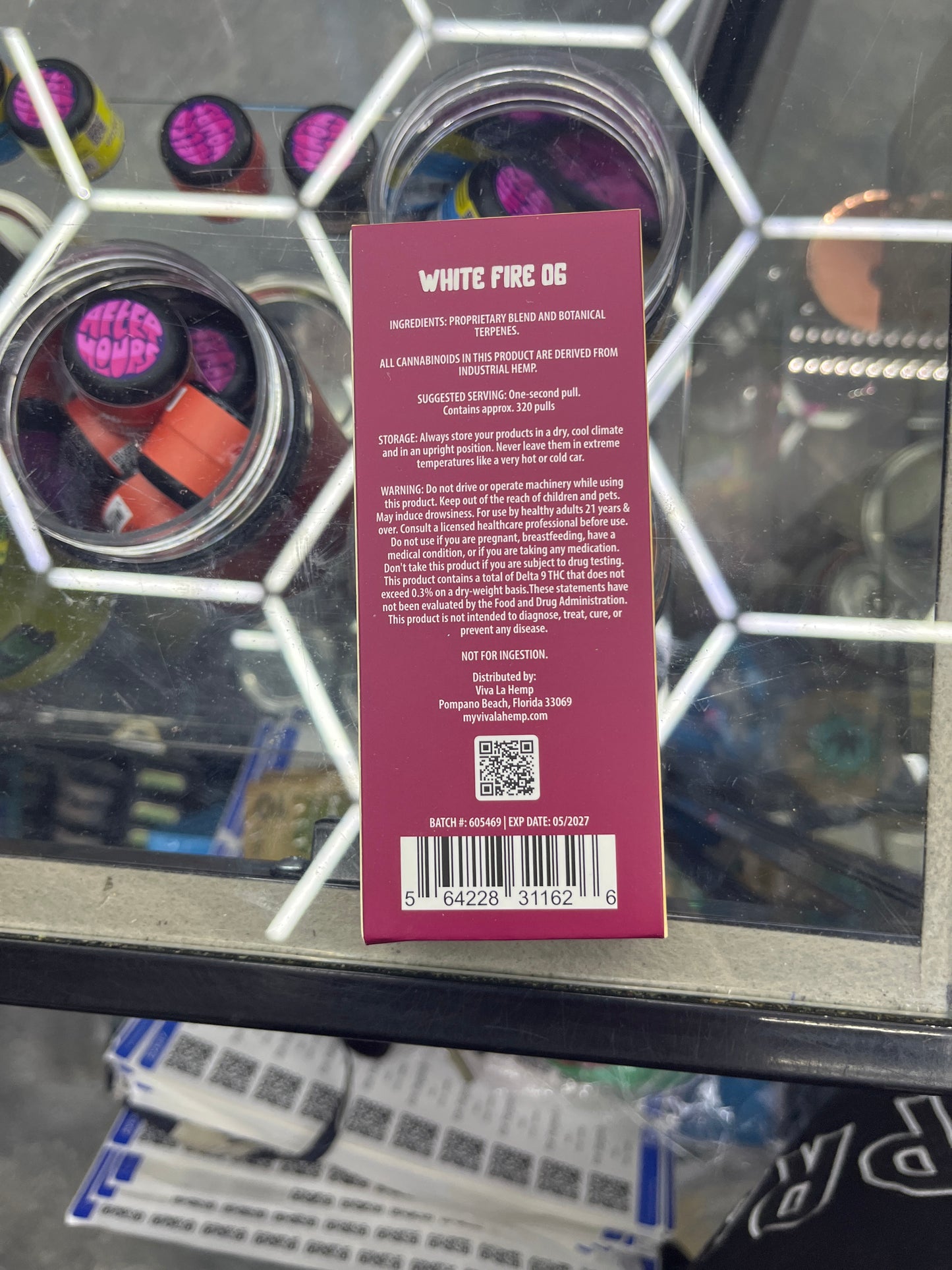 Viva la hemp kosmic blend 3ml hybrid white fire og