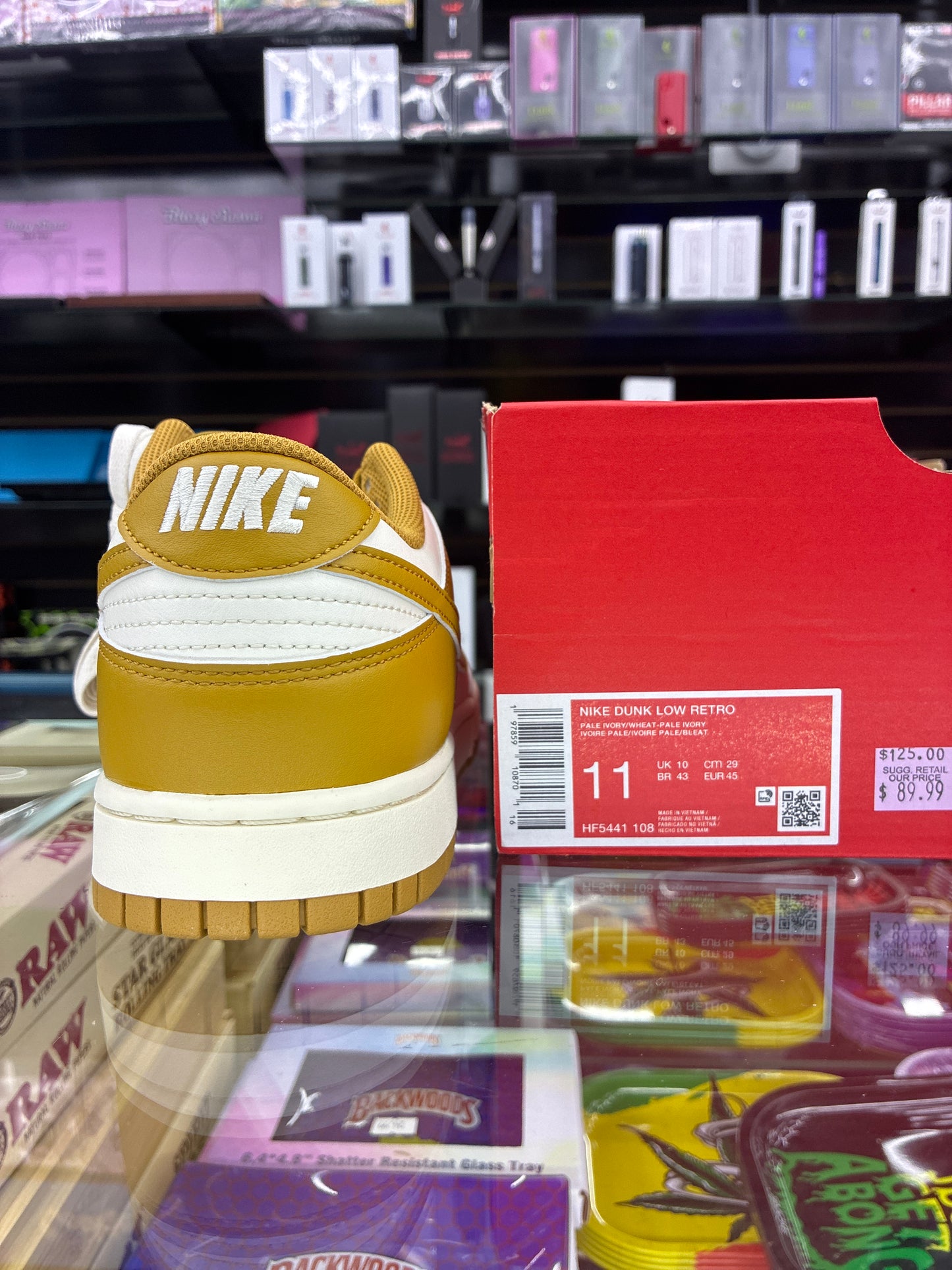 Nike dunk retro size 11 pale ivory