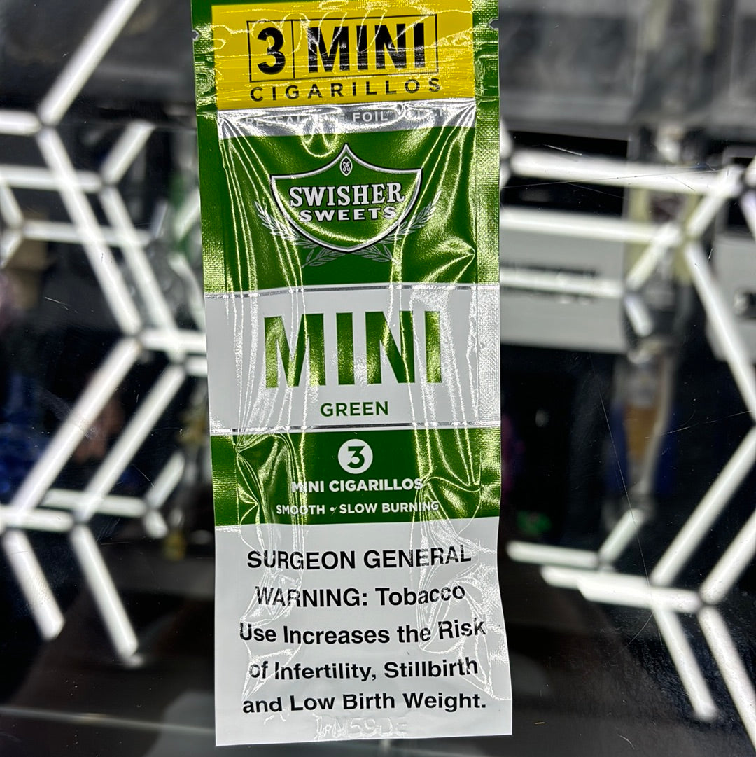 Swisher sweets mini green 3mini cigarillos