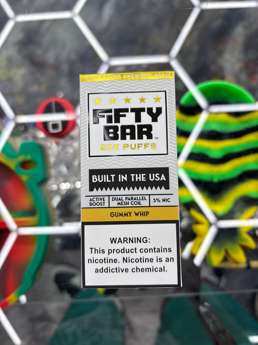 Fifty bar 20K puff gummy whip