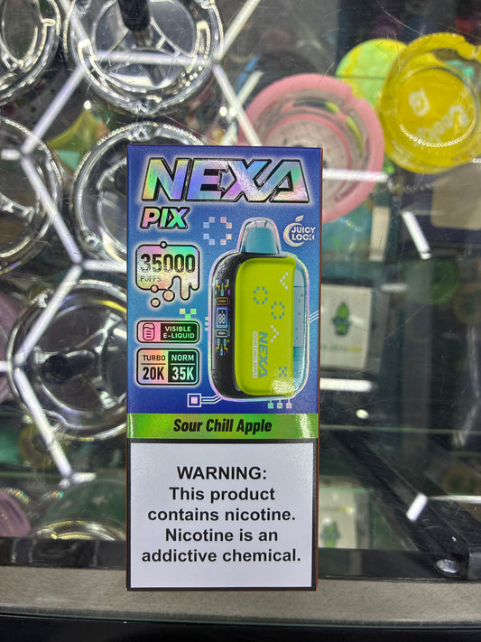 Nexa pix 35k puffs sour chill apple