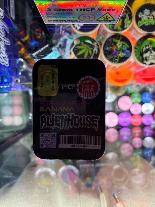 Alien house 3g thcp vape strawberry banana