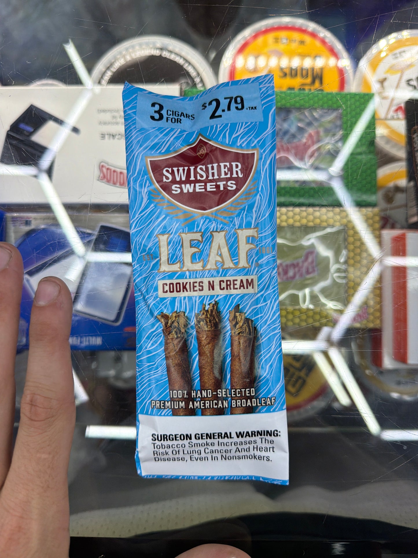Swisher sweets leaf cookies & cream
