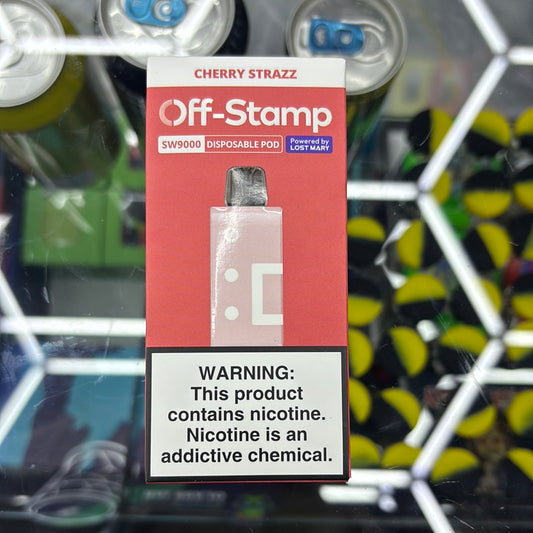 Off stamp pod cherry strazz