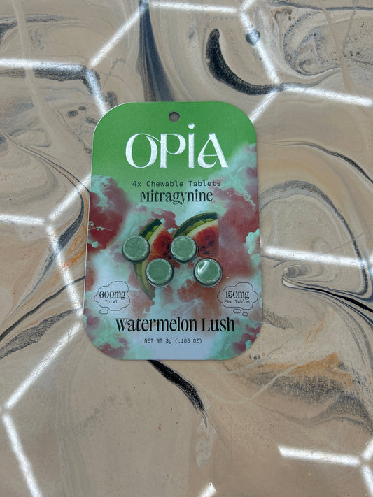 Opia kratom extract 150mg per 4ct watermelon lush