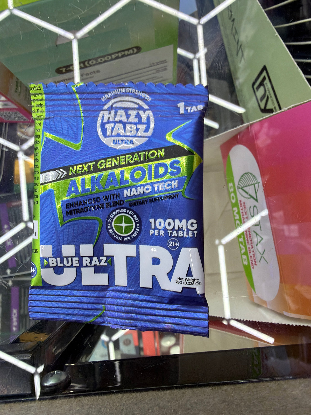 Hazy Tabz Ultra Next Gen Alkaloid Tablet 100MG Blue Raz