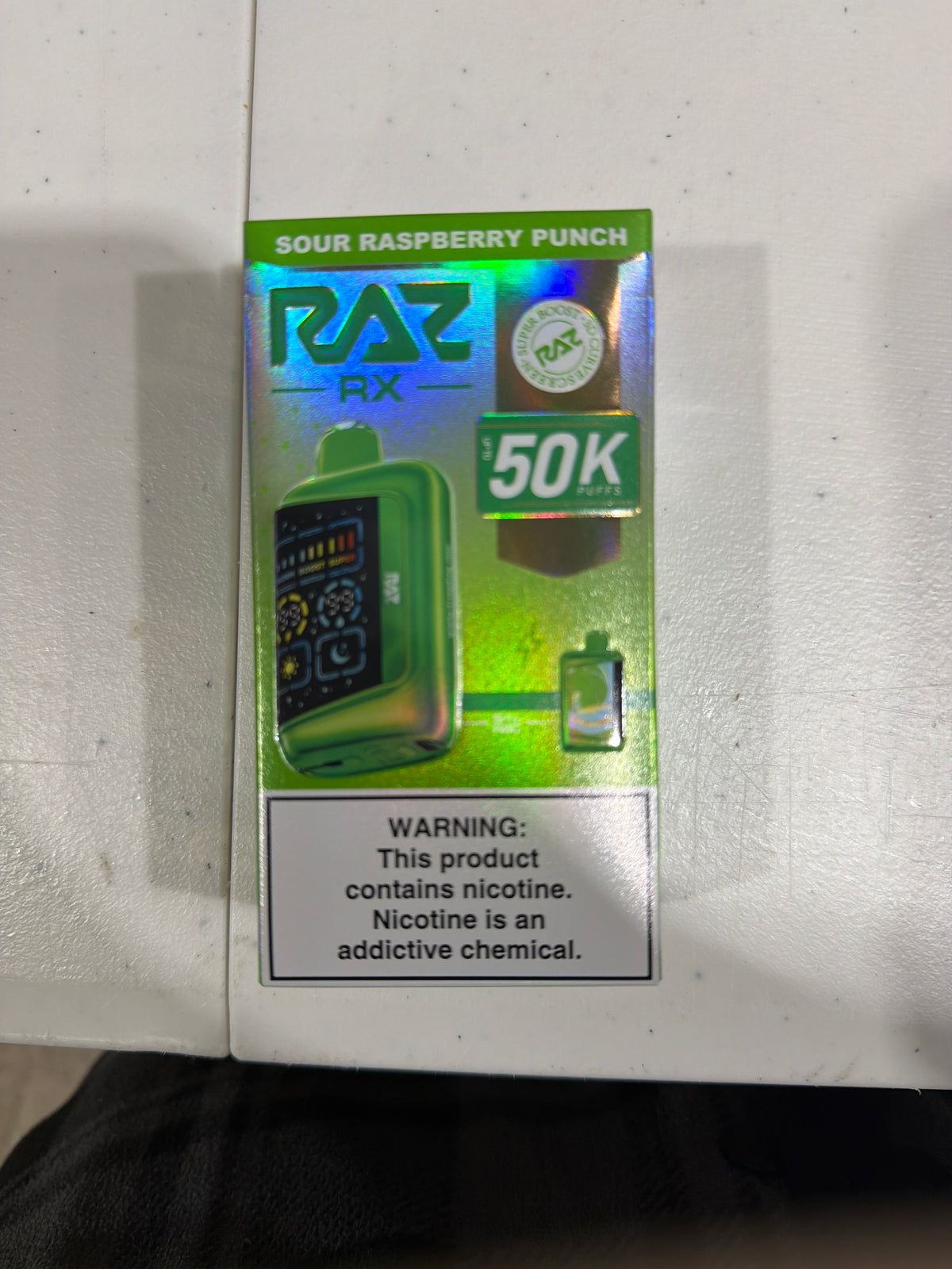 Raz Rx 50k Puffs sour raspberry punch