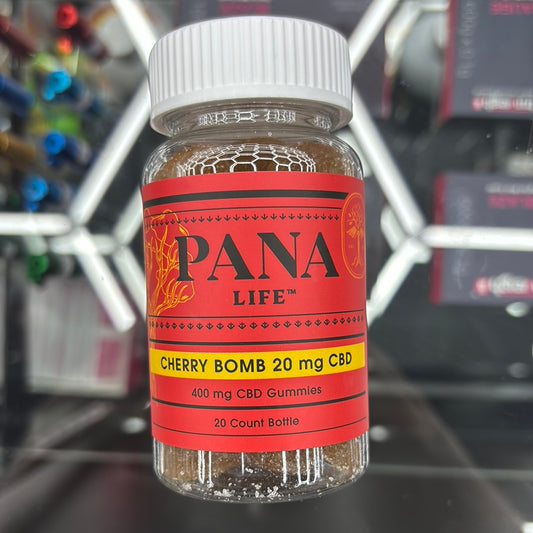 Pana life cherry bomb 20mg cbd 400mg cbd gummies