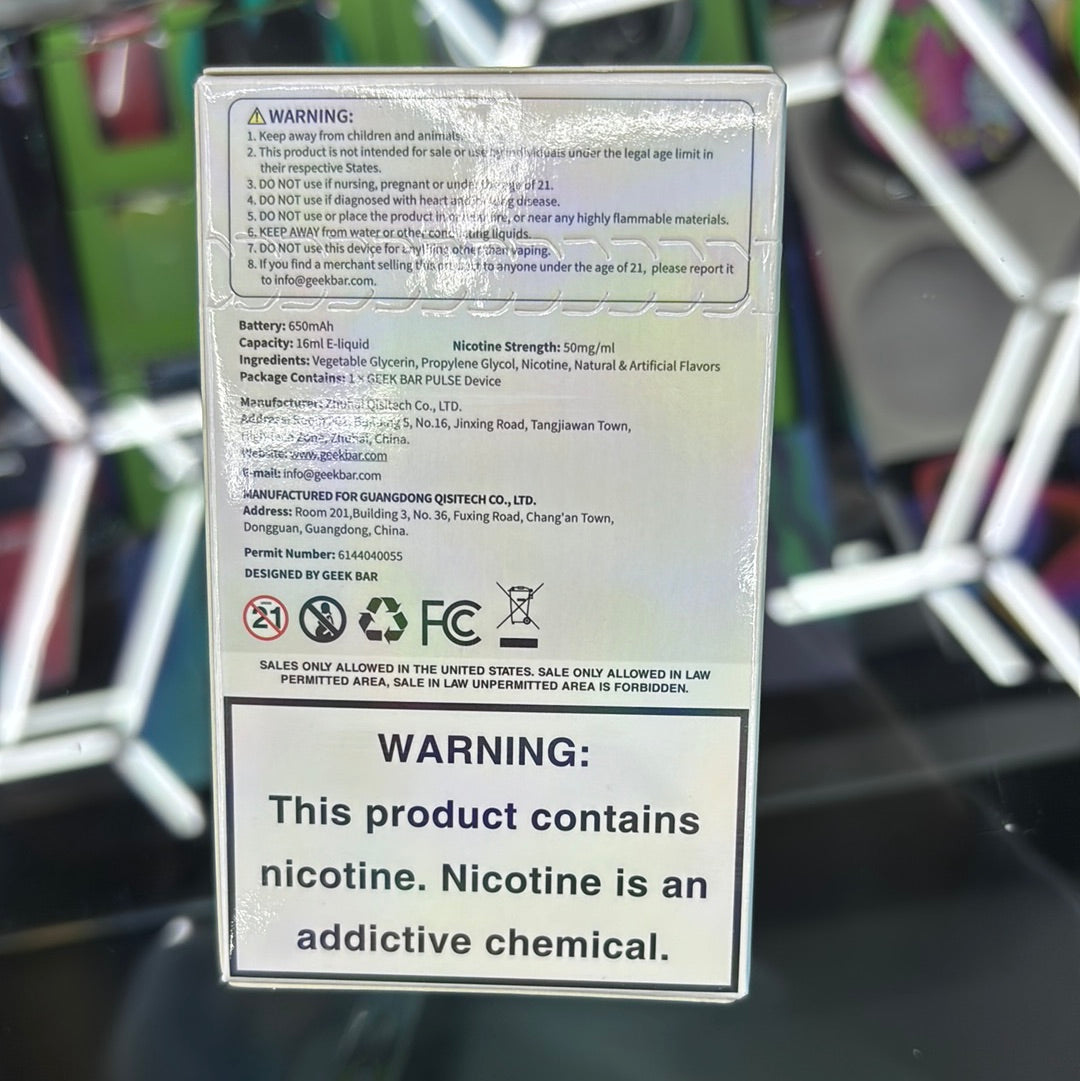 Geek bar pulse Miami mint