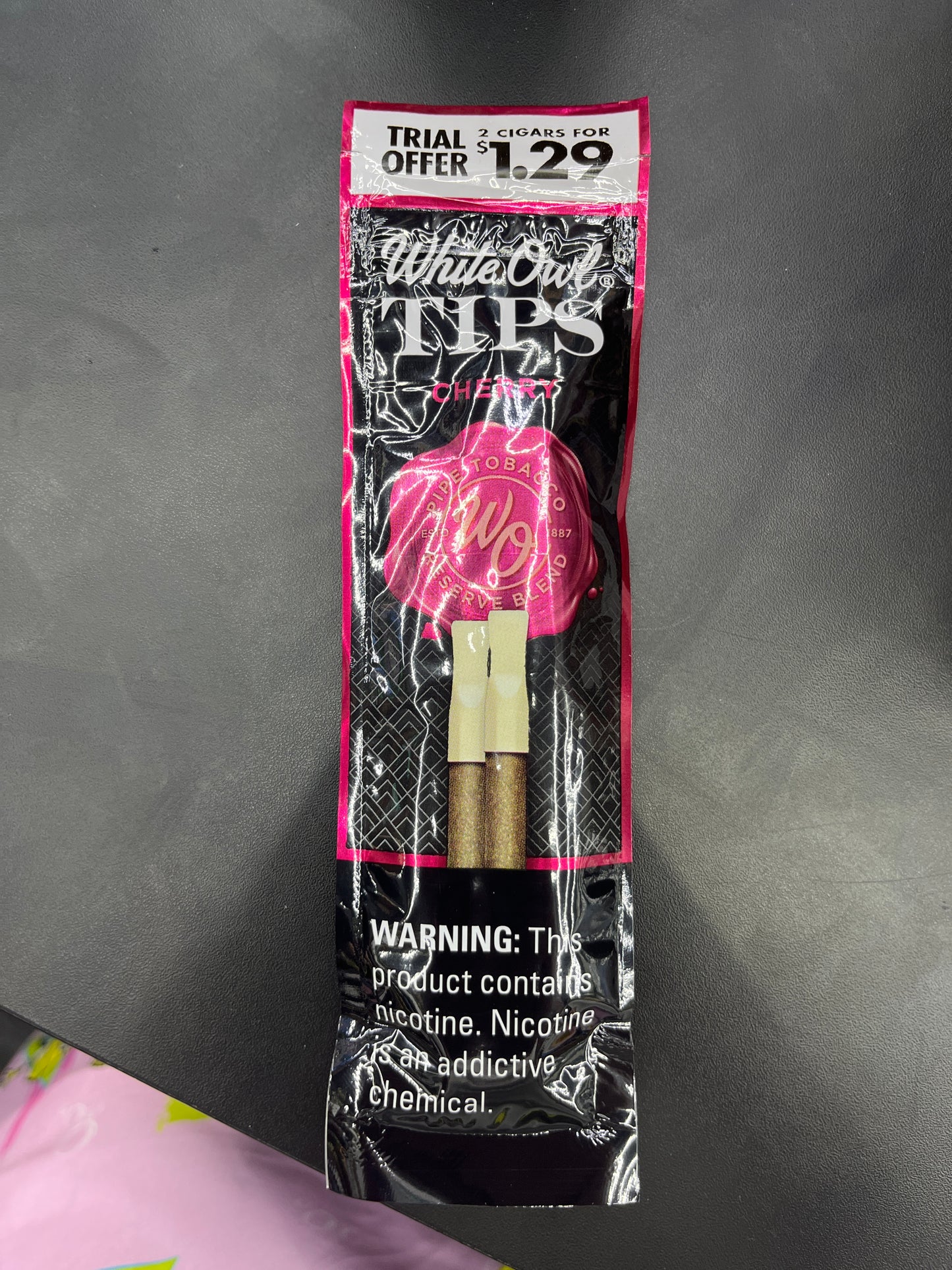 White oul cherry tips