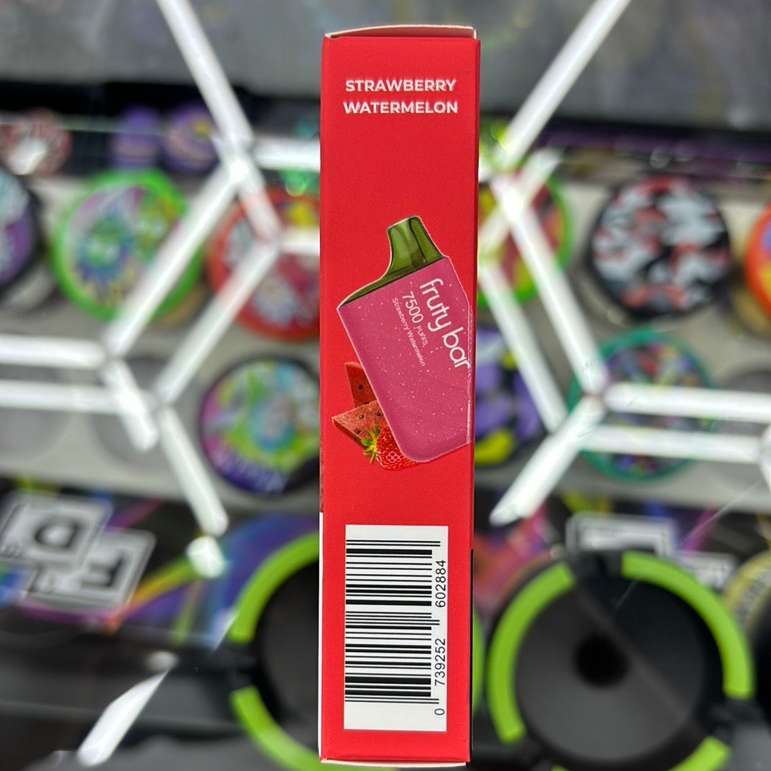 Fruity bar, 7500 strawberry, watermelon
