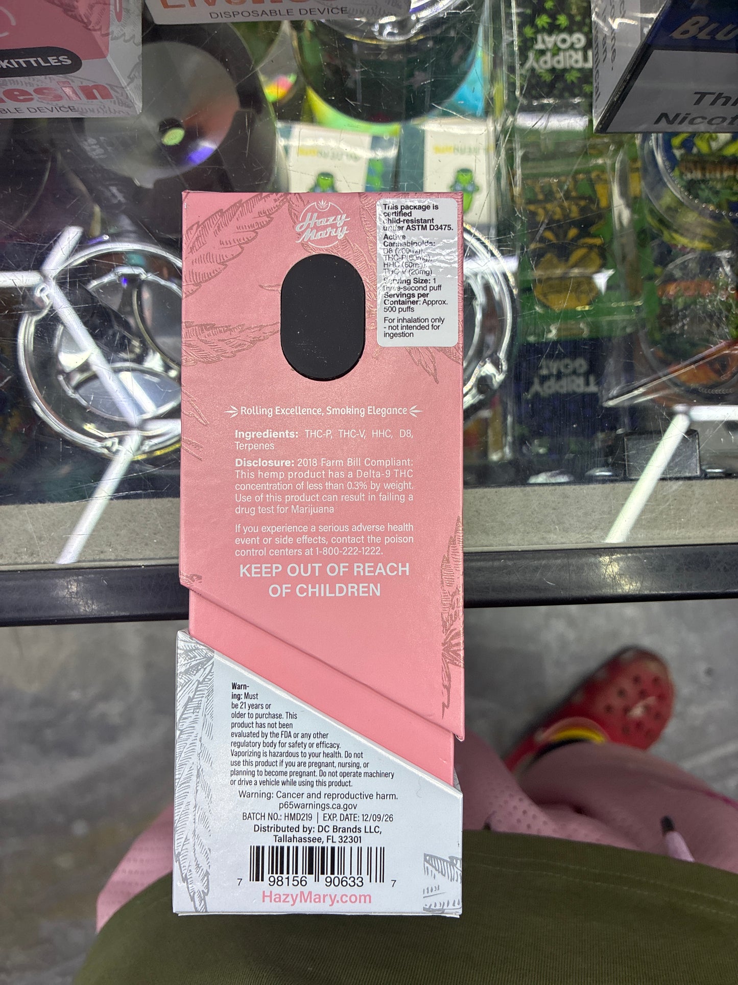 Hazy Mary cloud edition 2g live resin disposable watermelon skittles indica