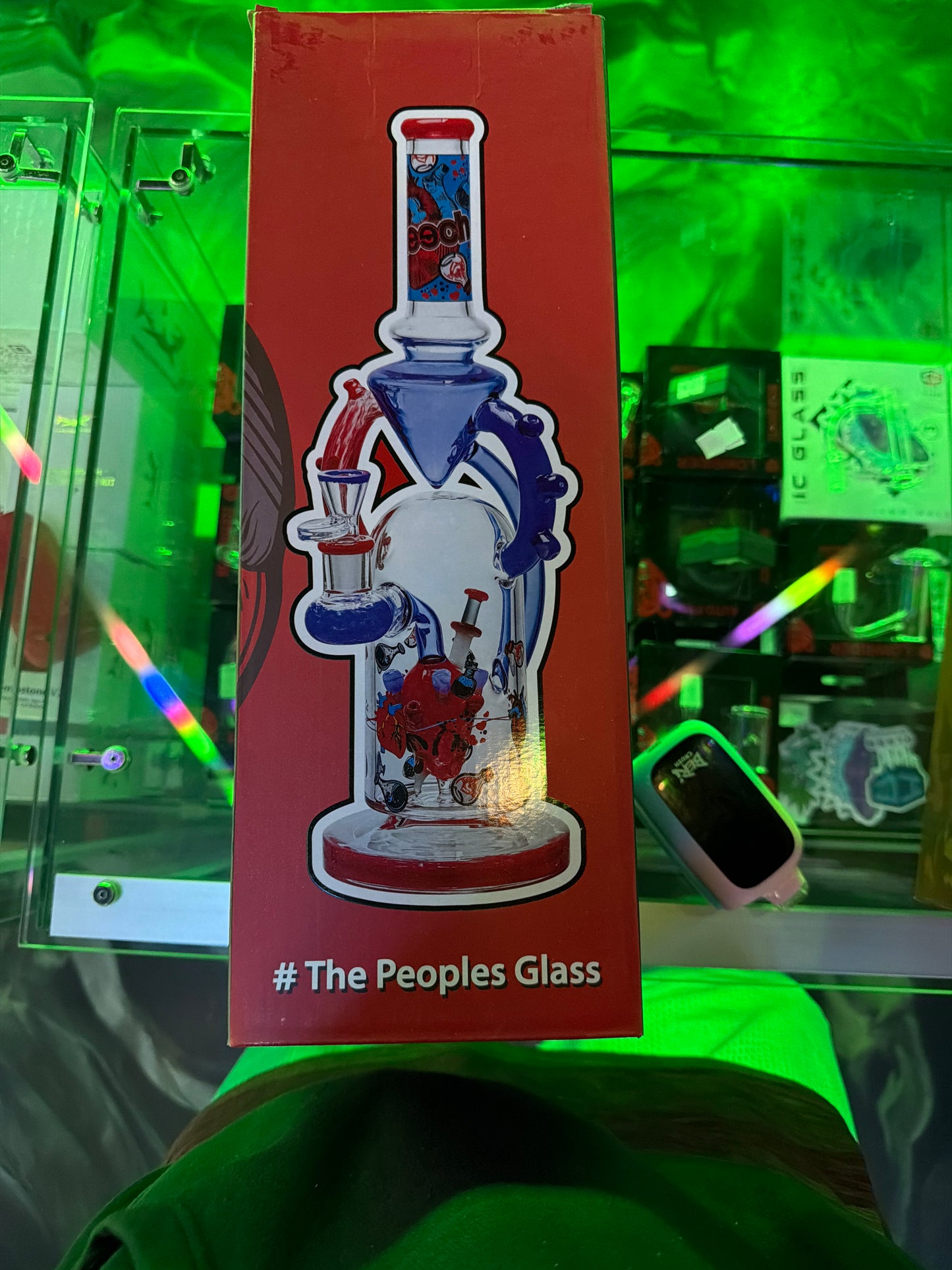 Cheech Glass Heart Surgeon Bong