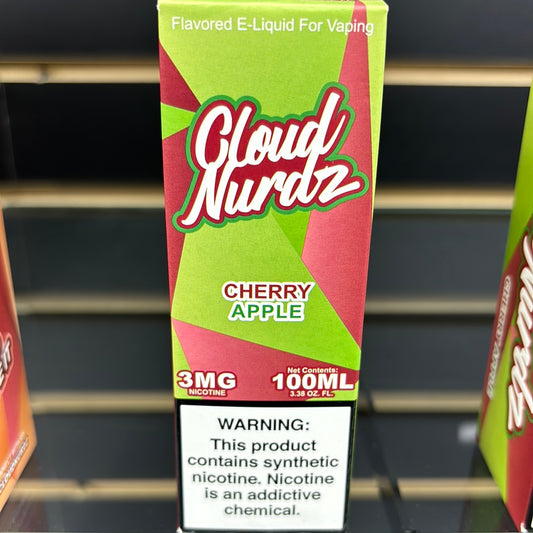 Cloud nurdz cherry, apple, 3MG
