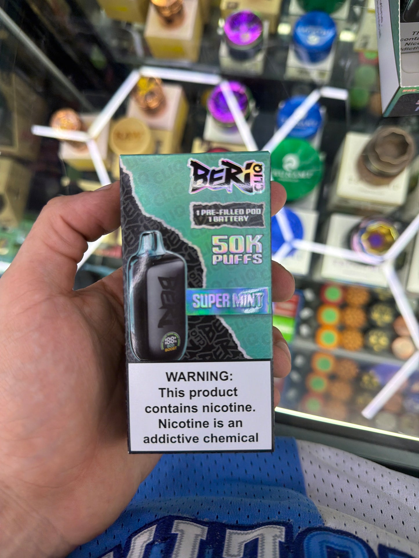 Beri Cliq 50K Puffs Pod + Kit Super mint