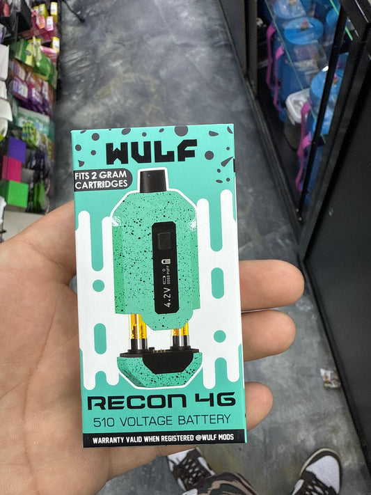 Wulf recon 4g 510 voltage battery fits 2 g cartridges