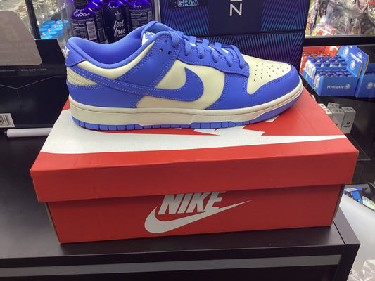 Nike dunk low retro coconut milk/university blues size 10.5