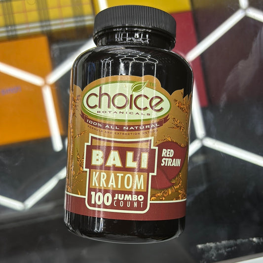 Choice Botonicals valley, bali Kratom , 100 jumbo count, red strain