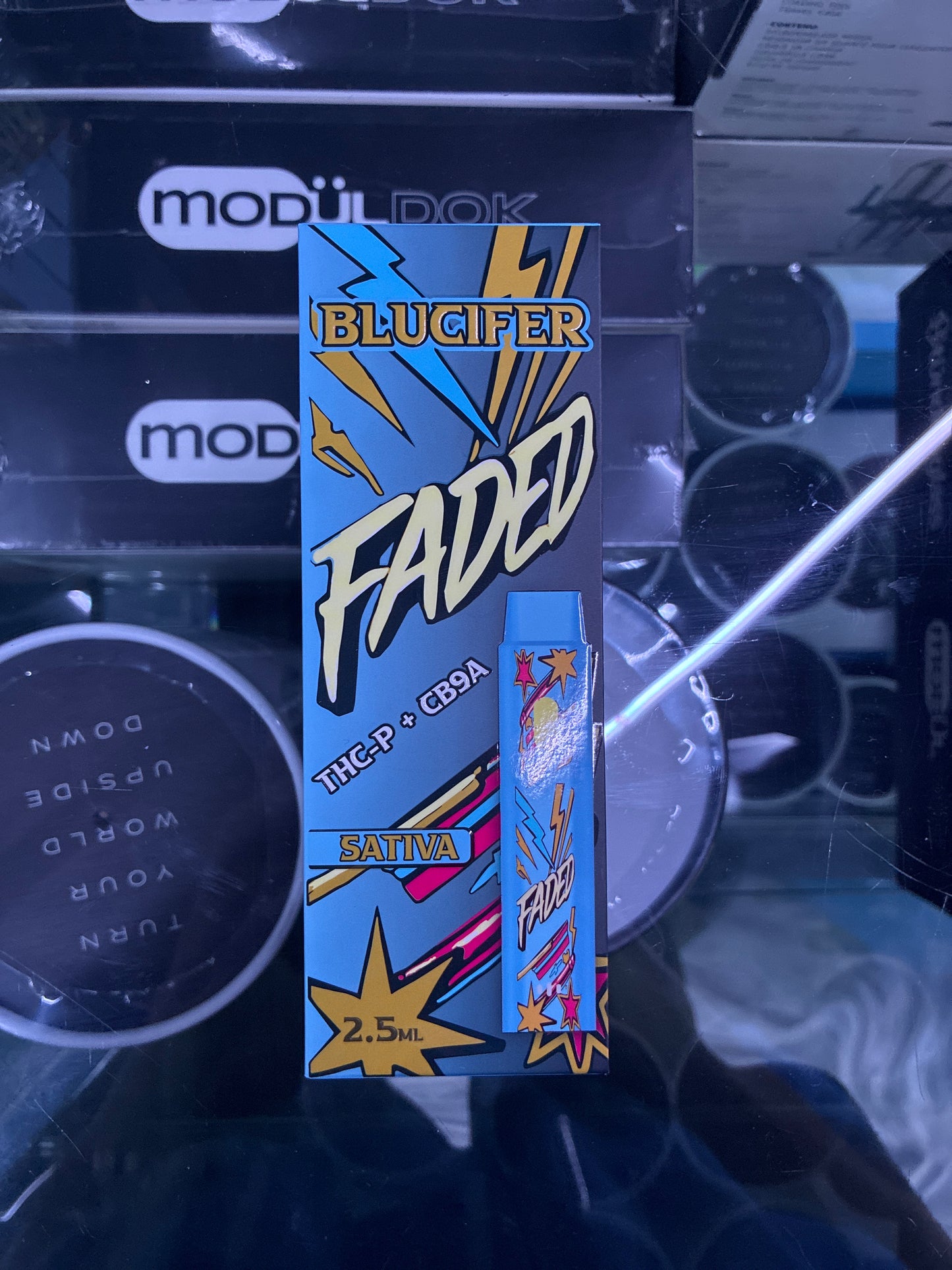 Faded thc-p + cb9a 2.5ml disposable sativa bluecifer