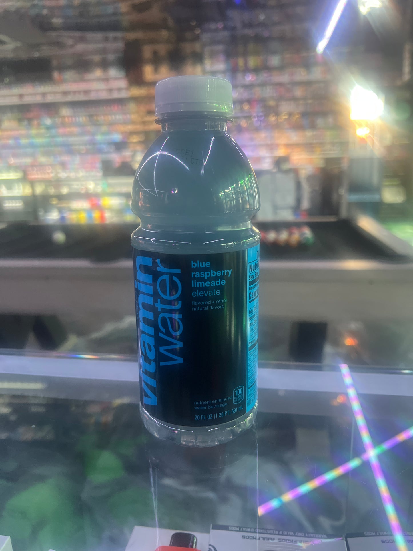 VitaminWater blue raspberry limeade elevate