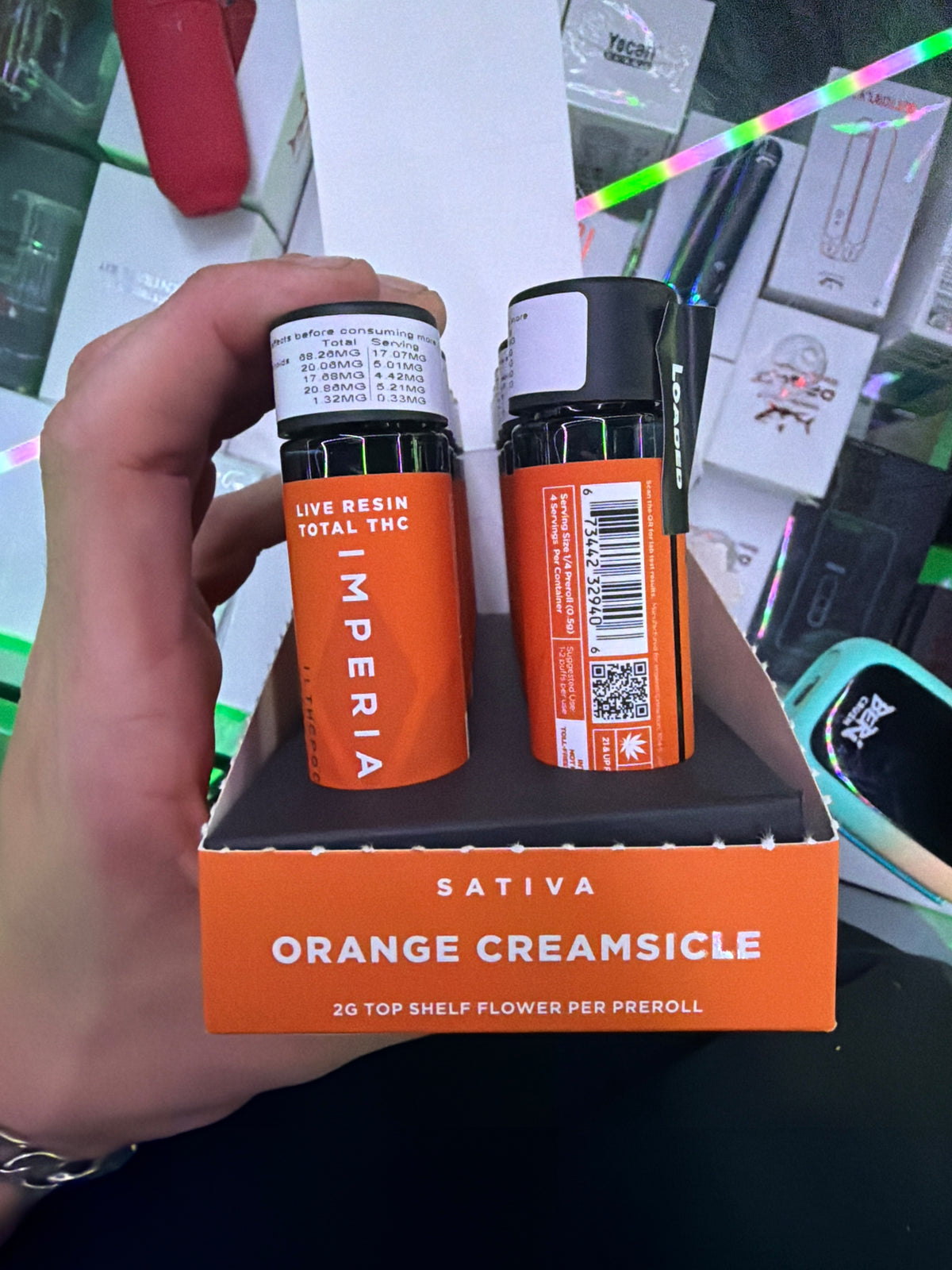 Imperial live resin peanut orange creamsicle sativa