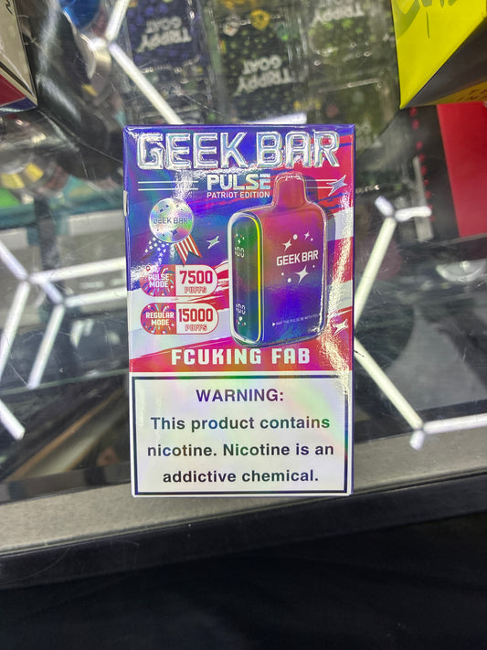 Geek bar fcuking fab