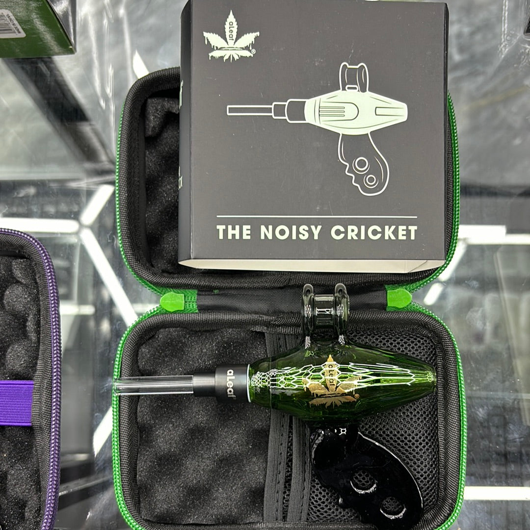 Aleaf the noisy cricket green