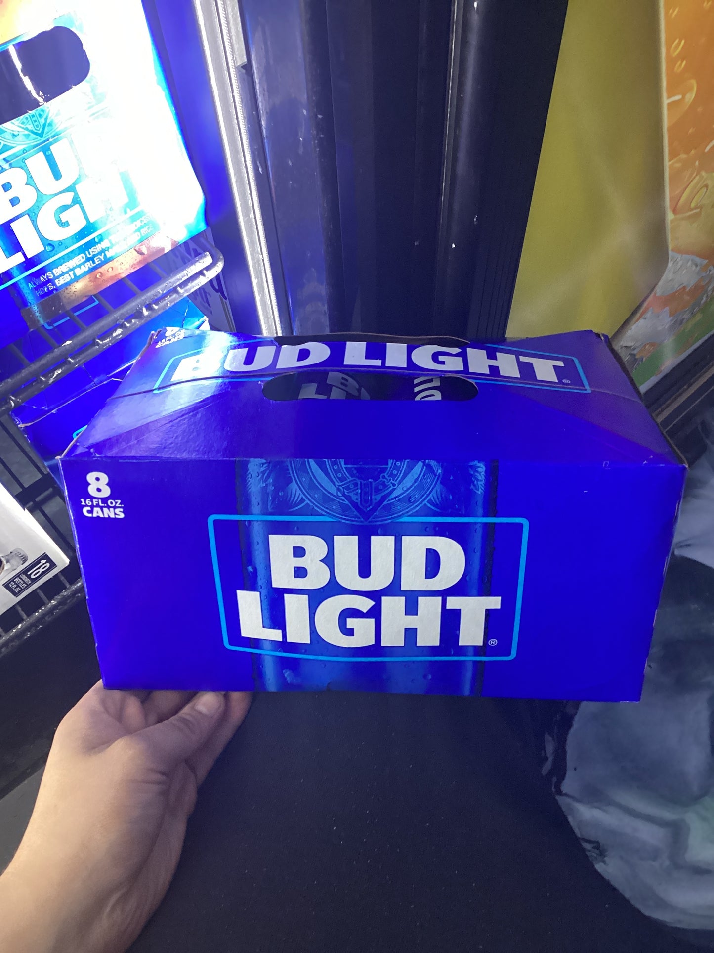 Bud light 8 pack cans 16oz