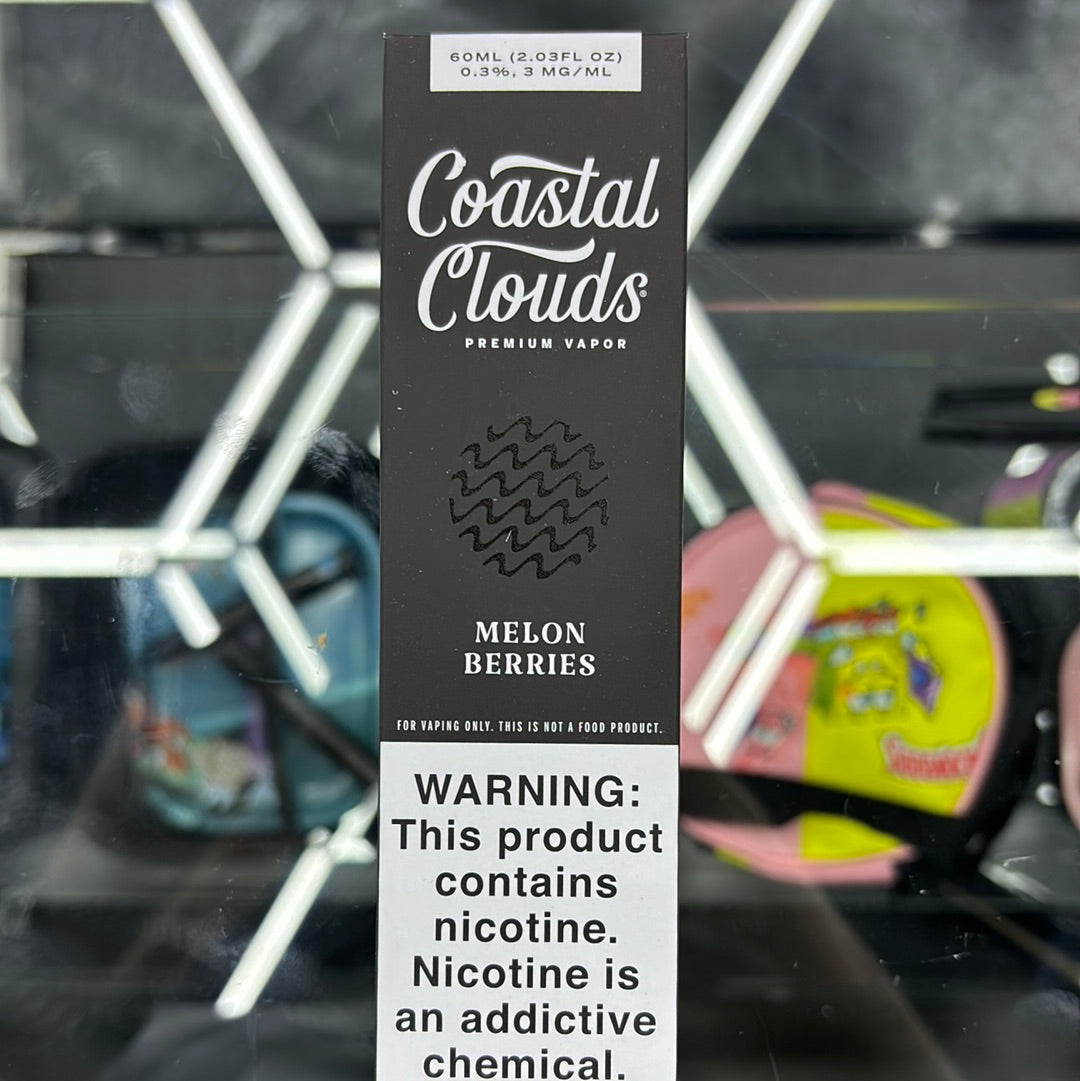 Coastal clouds, melon berries 3mg