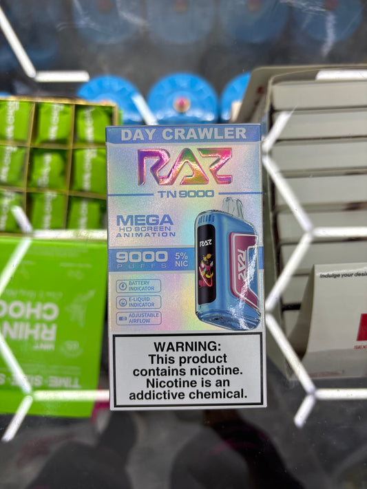 Raz 9000puffs day crawler