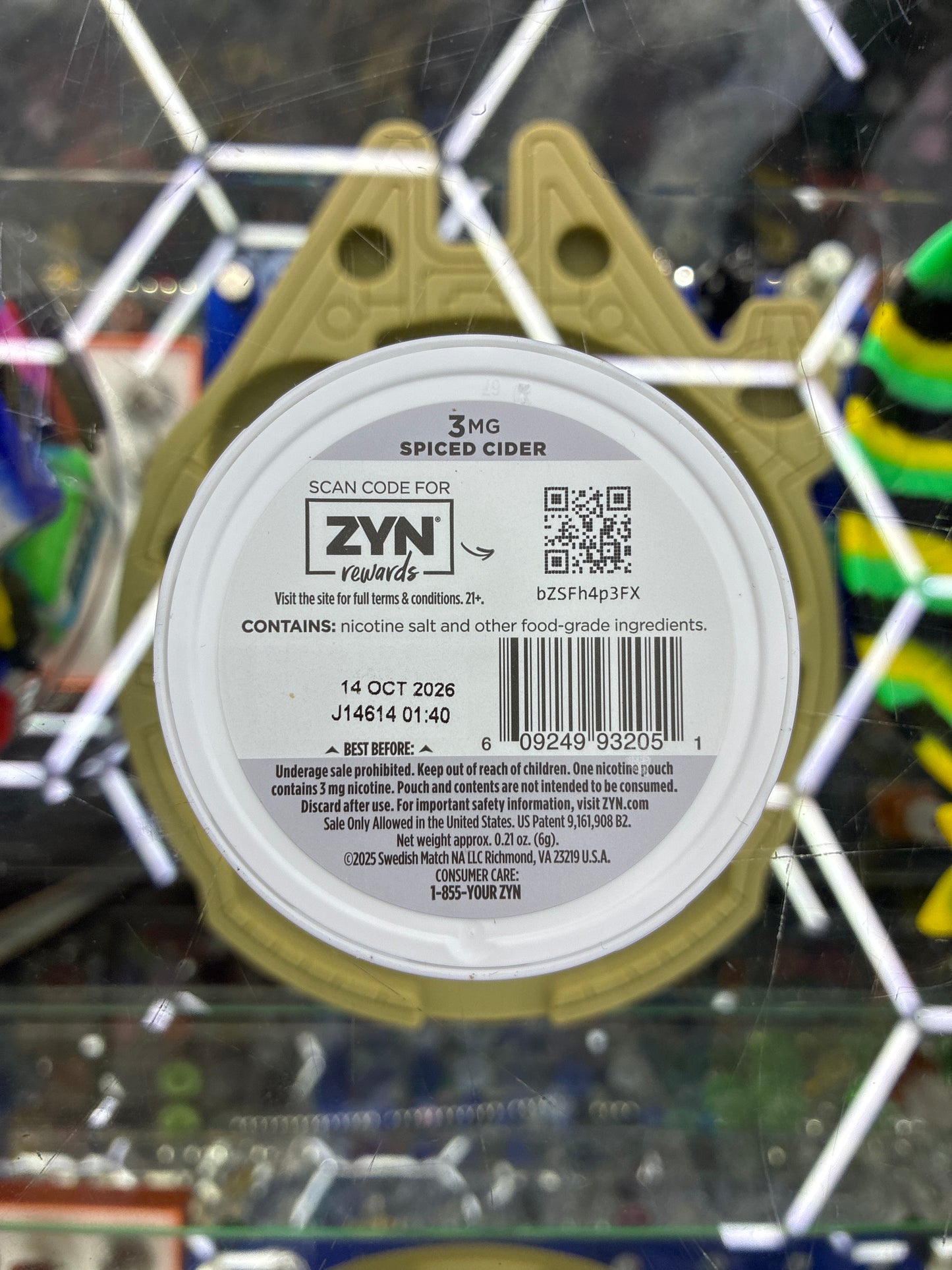 Zyn spiced cider 3mg