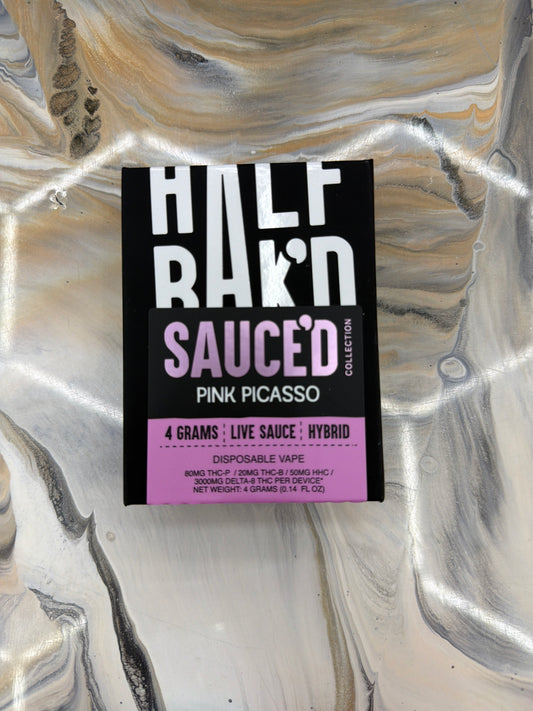Half bakd 4g Sauce’d Disposable Pink Picasso hybrid