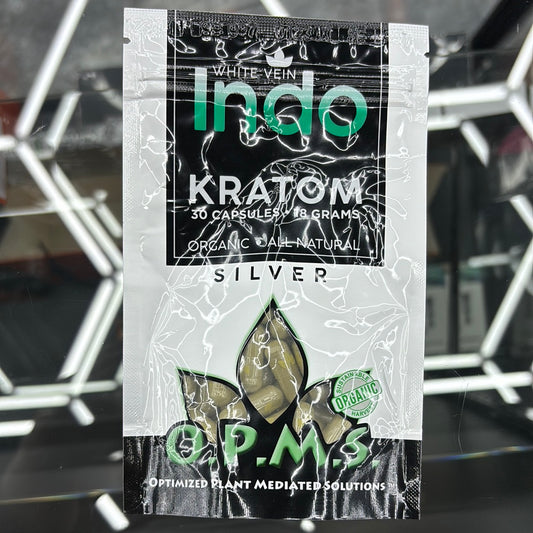 Opms indo kratom 30caps white vein