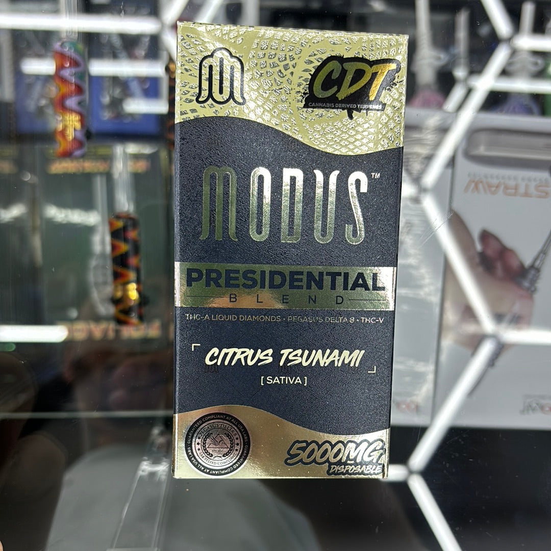 Modus presidential blend citrus tsunami sativa 5G disposable