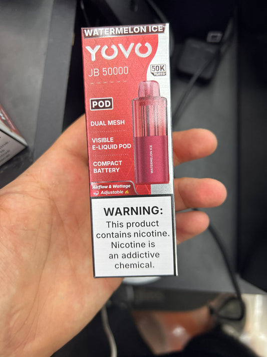 Yovo jb 50000 pod 50k puffs watermelon ice