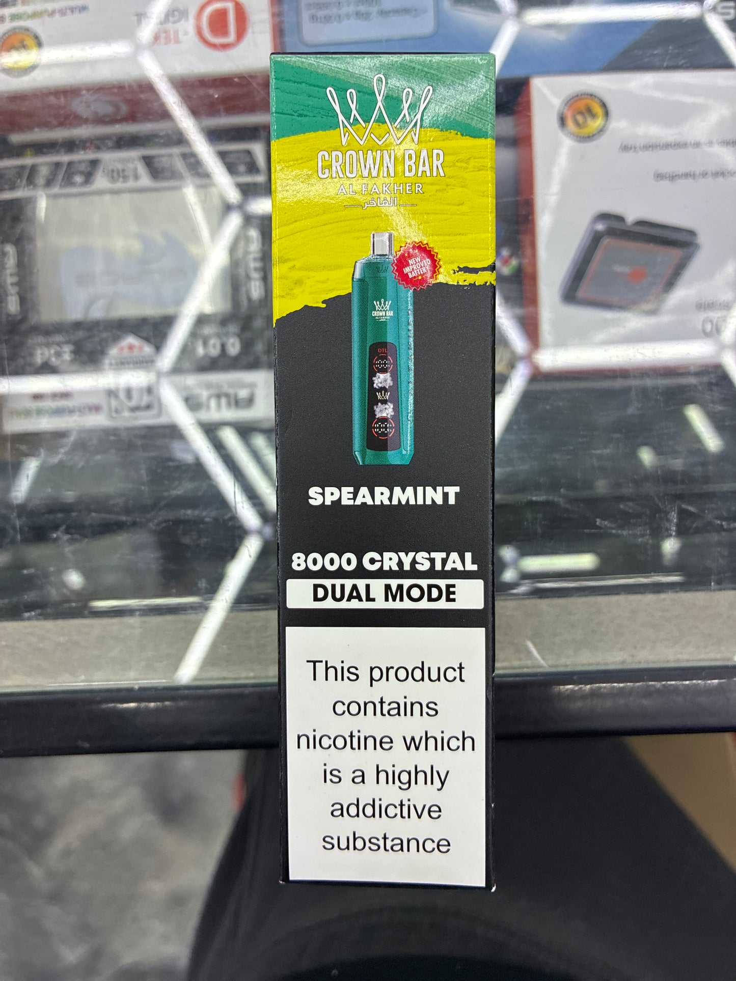 Al fakher crown spearmint 8000puffs