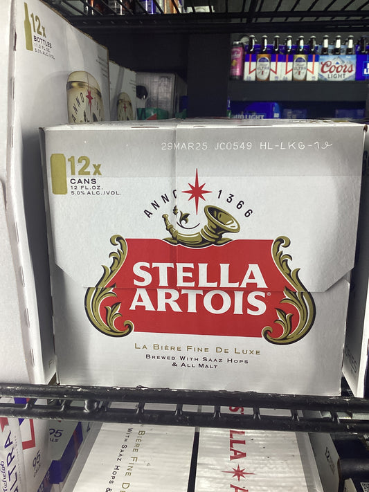 Stella Artois 12x cans 12floz