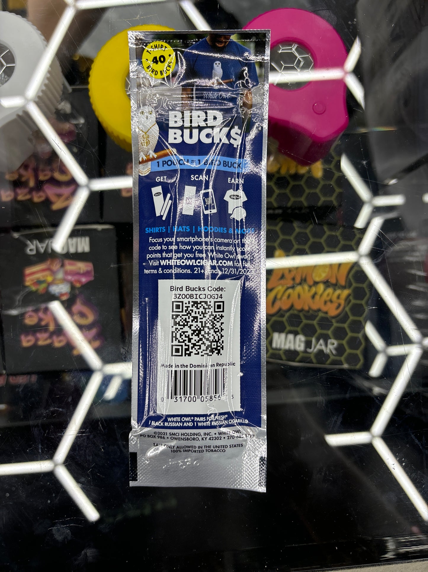 White owl pairs Black Russian ,white Russian cigarillos